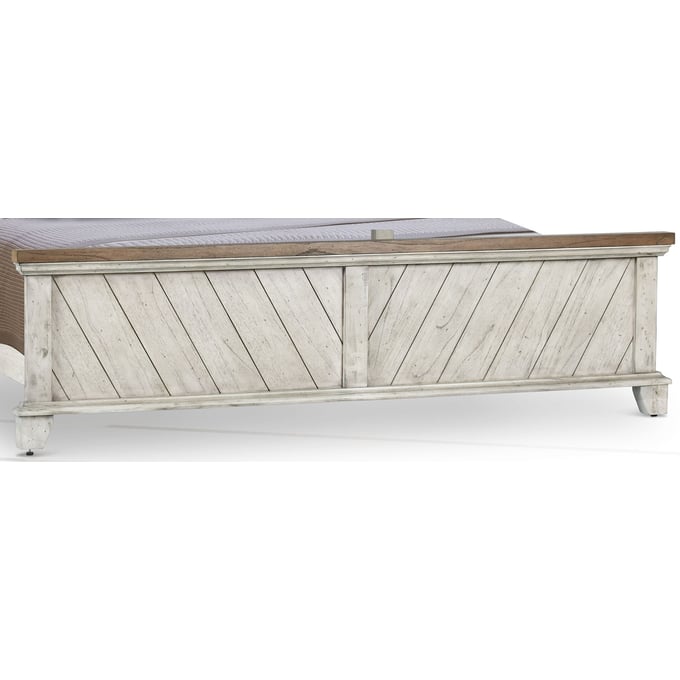 Steve Silver Bear Creek Whitewashed Grey Queen Footboard SSF-BC900QFB