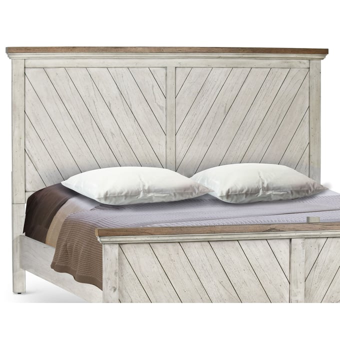 Steve Silver Bear Creek Whitewashed Grey King Bed Headboard SSF-BC900KHB