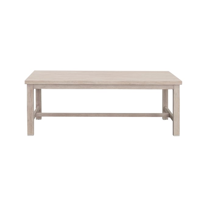 Steve Silver Blakley White Washed Birch Aluminum Coffee Table SSF-BLA600C