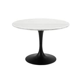 Steve Silver Colfax White Marble Top Table