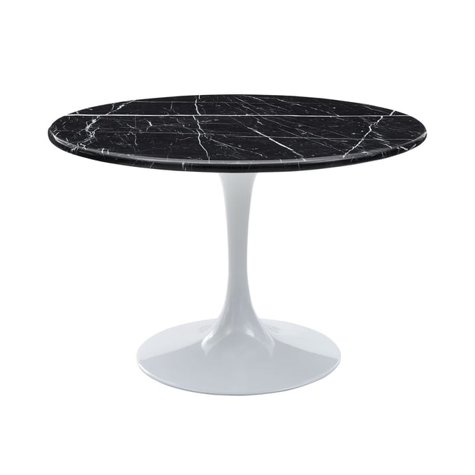 Steve Silver Colfax Black Marble Top Table SSF-CF450KMTWDB