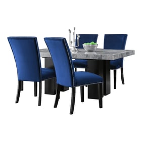 Steve Silver Camila Gray Blue 5pc Dining Set