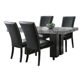 Steve Silver Camila Gray Black 5pc Dining Set