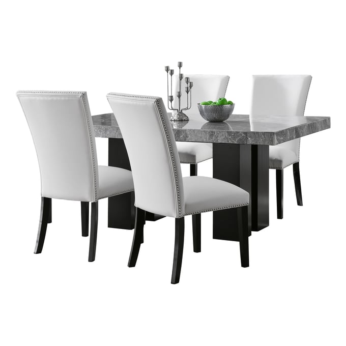 Steve Silver Camila Gray 5pc Dining Set SSF-CM420-D5PC-GS