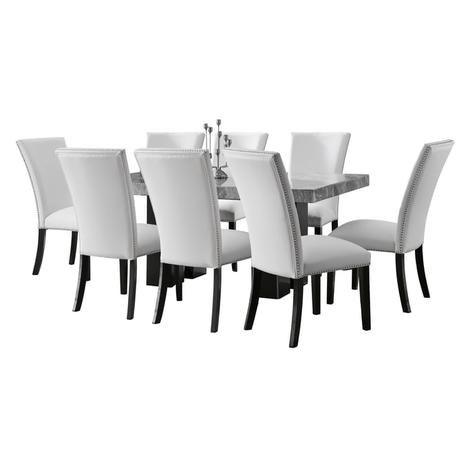 Steve Silver Camila Gray 9pc Dining Set SSF-CM420-D9PC-GS