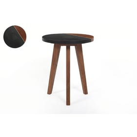 Steve Silver Caspian Brown Round Accent End Table