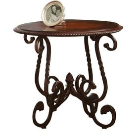 Steve Silver Crowley Dark Cherry End Table