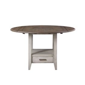 Steve Silver Abacus Smoky Drop Leaf Counter Table