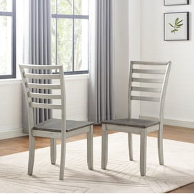 2 Steve Silver Abacus Smoky Side Chairs