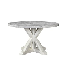 Steve Silver Canova Gray Round Dining Table