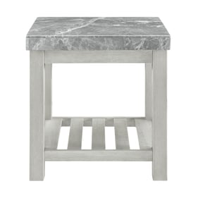 Steve Silver Canova Cathedral White End Table