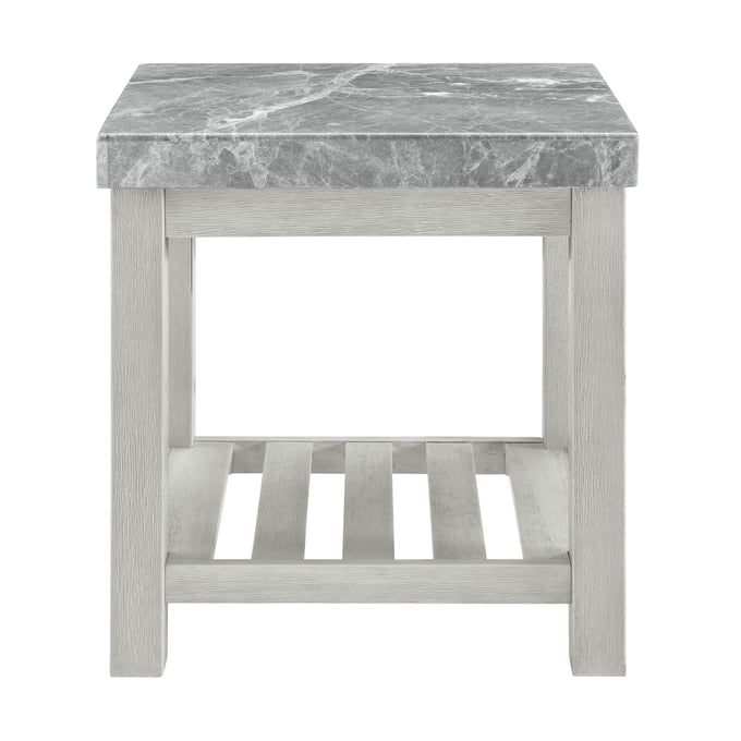 Steve Silver Canova Cathedral White End Table SSF-CV700GE