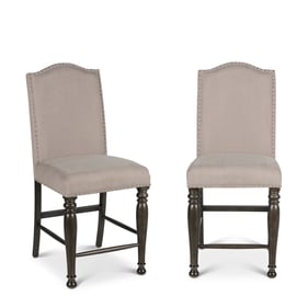 2 Steve Silver Caswell Harbor Grey Counter Chairs