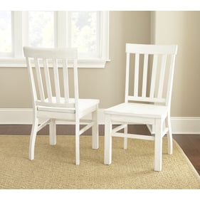 2 Steve Silver Cayla Ivory Side Chairs