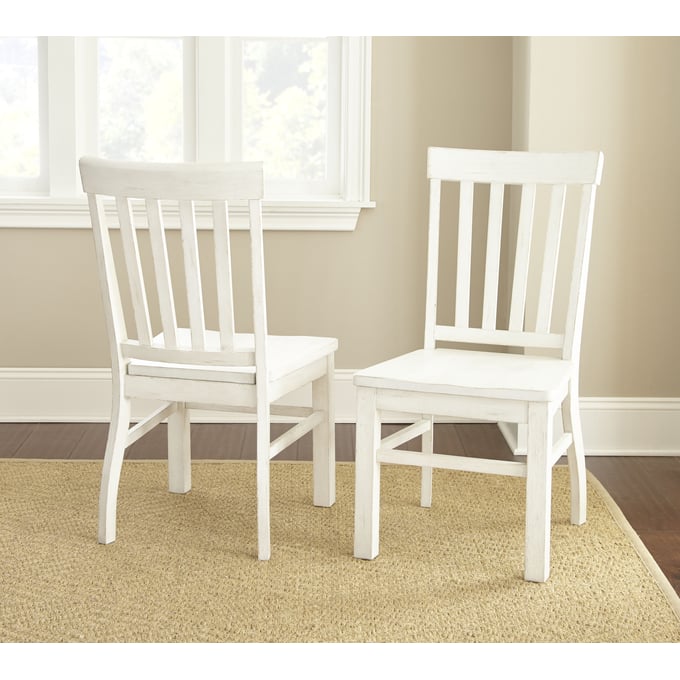 2 Steve Silver Cayla Ivory Side Chairs SSF-CY400SW