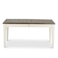 Cayla Table Dark Oak& White