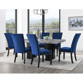 Steve Silver Camila Gray Blue 7pc Dining Set