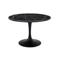 Colfax Black Marquina Marble Table