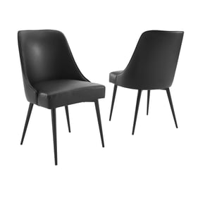 2 Steve Silver Colfax Black Side Chairs