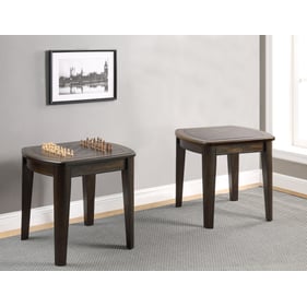 Steve Silver Diletta Medium Cherry Game End Table