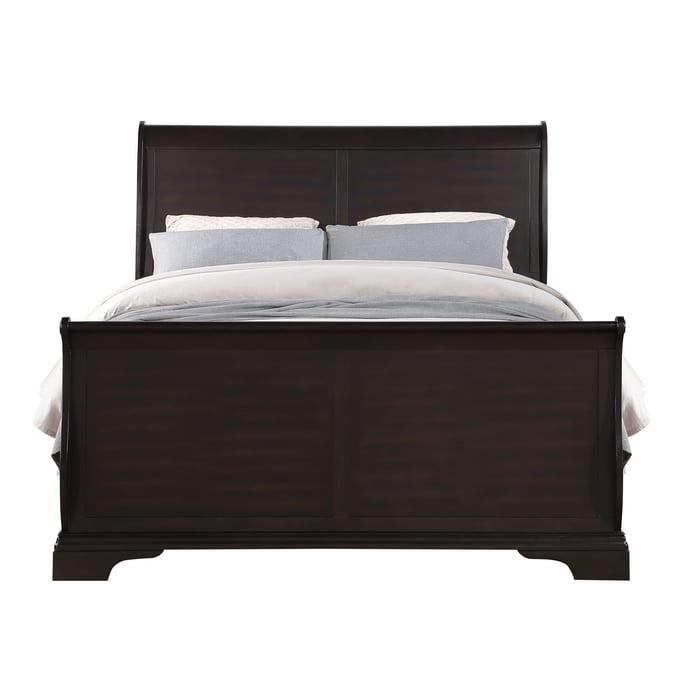 Steve Silver Dominique Merlot Queen Bed SSF-DOM900-QBED