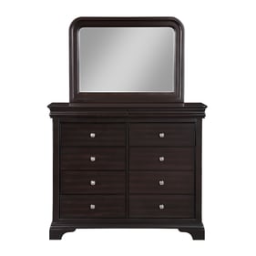 Steve Silver Dominique Merlot Dresser And Mirror