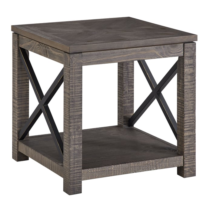 Steve Silver Dexter Driftwood Square End Table SSF-DX300E