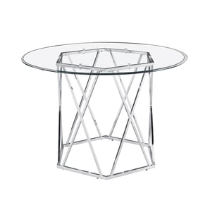 Steve Silver Escondido Chrome Dining Table