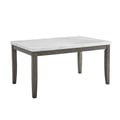 Emily Guangxi White Marble Top Dining Table