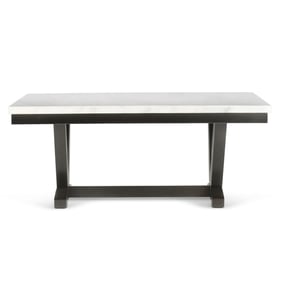 Steve Silver Finley White Marble Top Dining Table