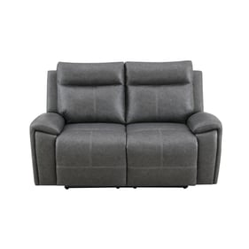 Steve Silver Gaston Gray Manual Loveseat