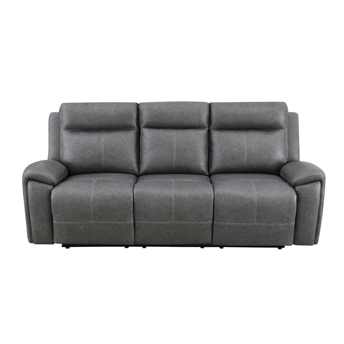 Steve Silver Gaston Gray Manual Sofa SSF-GAS800GS