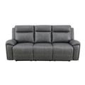 Gaston Manual Sofa Grey w/ Drop Down