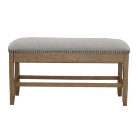 Steve Silver Grayson Smoky Honey Counter Storage Bench