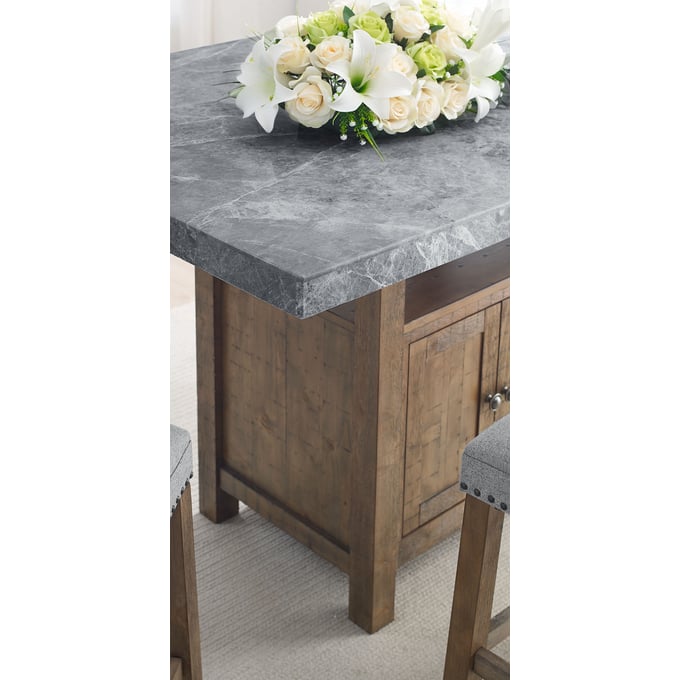 Steve Silver Grayson Gray Marble Top SSF-GS600GMT