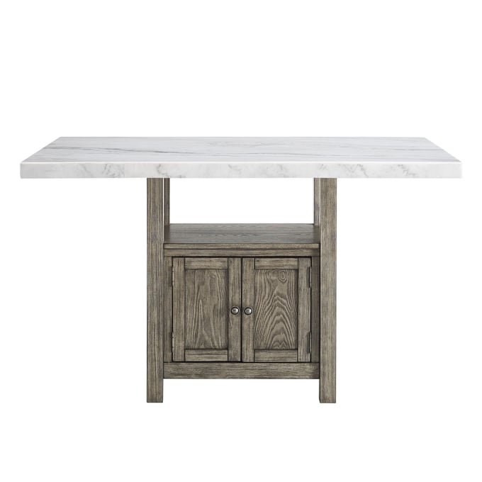 Steve Silver Grayson White Counter Height Dining Table SSF-GS640TTB