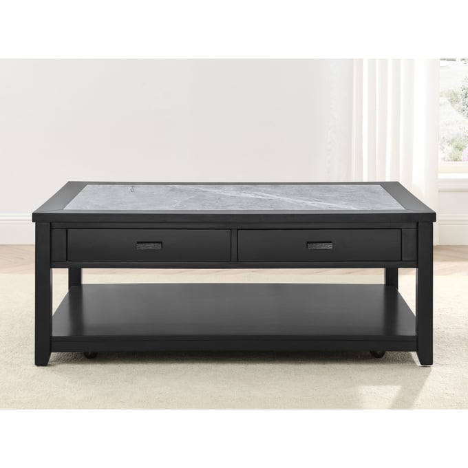 Steve Silver Garvine Ebony Gray Cocktail Table SSF-GV100C