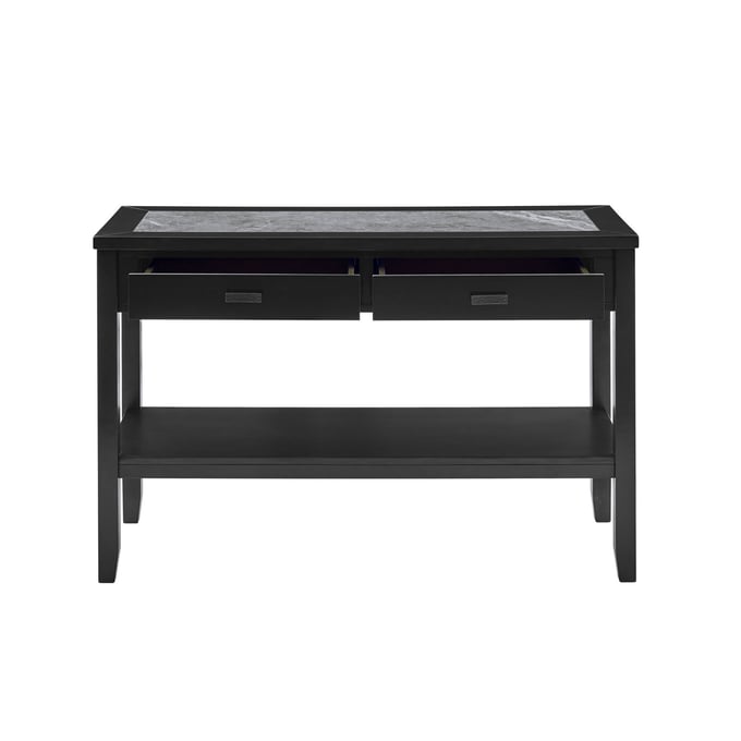 Steve Silver Garvine Ebony Gray Sofa Table SSF-GV100S