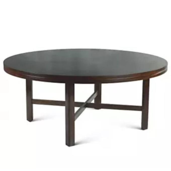 Steve Silver Hartford Espresso Solid Hardwood Round Dining Table SSF-HF7272T