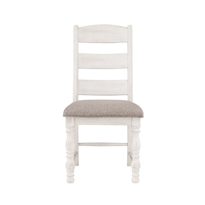 2 Steve Silver Heston Weathered White Side Chairs SSF-HN700S