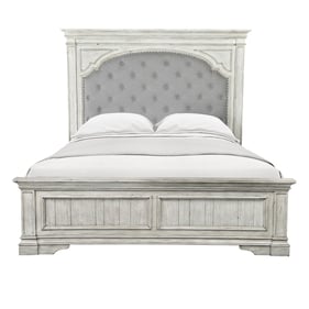 Steve Silver Highland Park Cathedral White 2pc King Bedroom Set