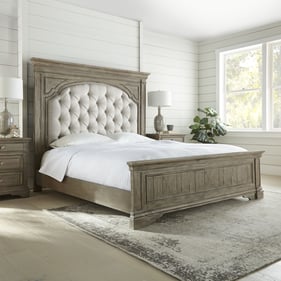 Steve Silver Highland Park Waxed Driftwood 2pc Queen Bedroom Set