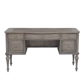 Highland Park Vanity Desk, Cathedral White - DFW Furniture Co.