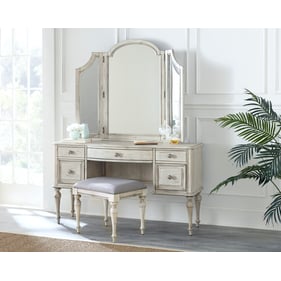 Steve Silver Highland Park Cathedral White Vanity