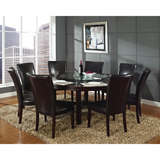 Steve Silver Hartford Espresso Brown 9pc Dining Room Set SSF-HF7272BR9PC