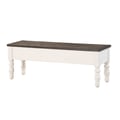 Joanna Two Tone Storage Bench