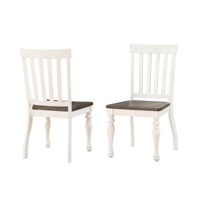 2 Steve Silver Joanna Ivory Two Tone Side Chairs SSF-JA500S