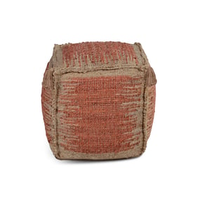 Steve Silver Jafar Square Handwoven Jute Pouf