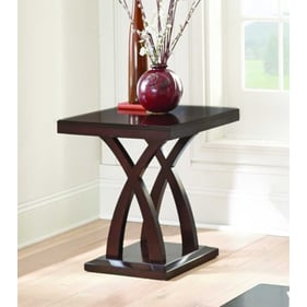 Steve Silver Jocelyn Espresso Cherry End Table