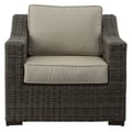 Jones Lounge Chair w/ Half Round Wicker